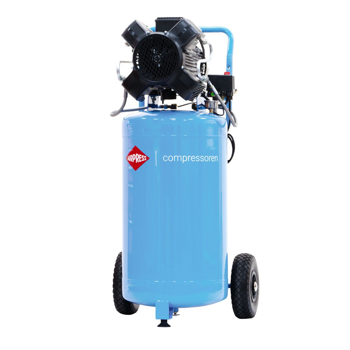 Airpress LMVO 90-440 Olievrije staande compressor 10 bar 3 pk/2.2 kW 350 l/min 90 l - 36596