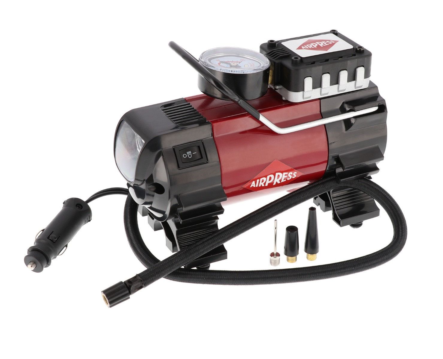 Airpress Mini olievrij compressor 12V 7 bar 27 l/min - 36950