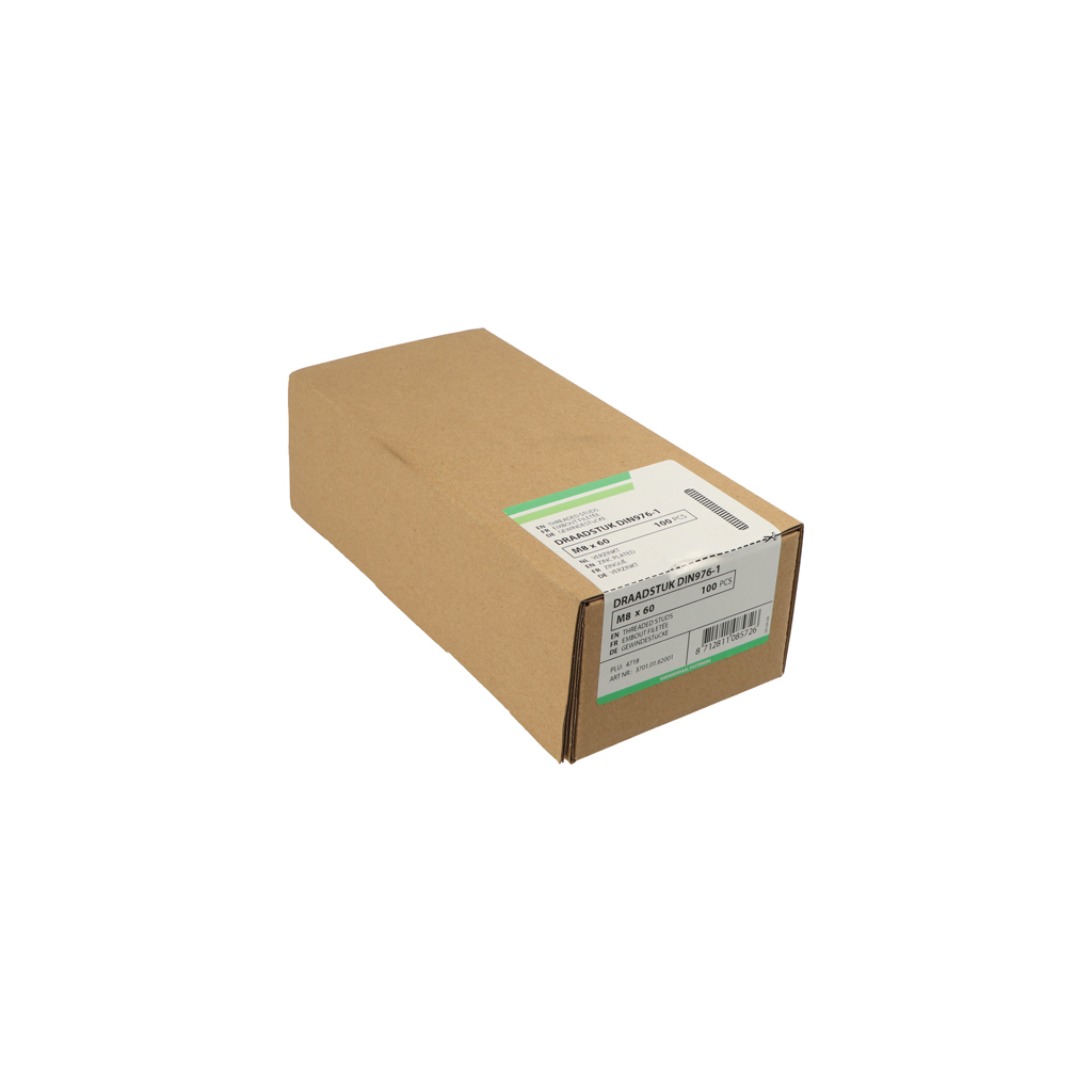 Hoenderdaal Draadstuk Vz 4.8 Din976-1 M8X90 | 100 stuks - 3701.01.62501