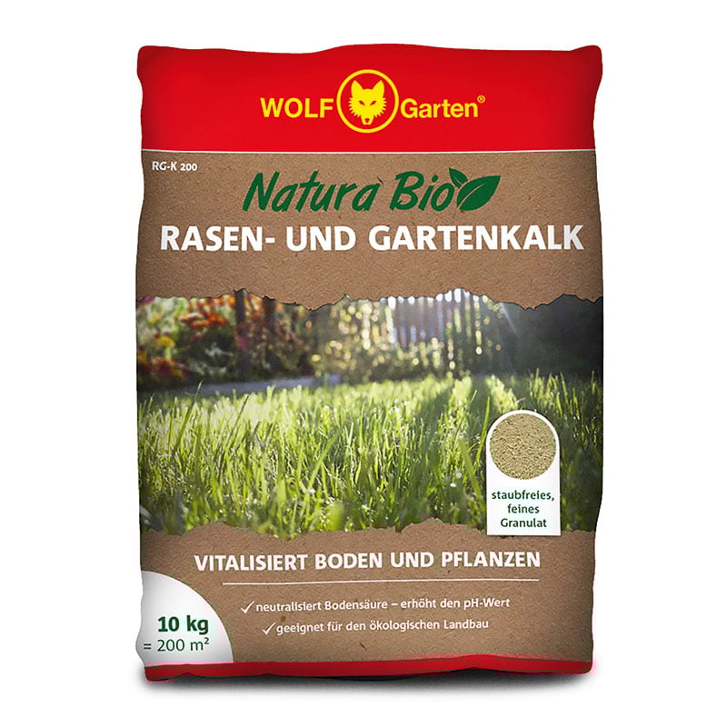 Wolf Garten Natura Bio Gazon-/tuinkalk 10KG RG-K 200 - 3836555