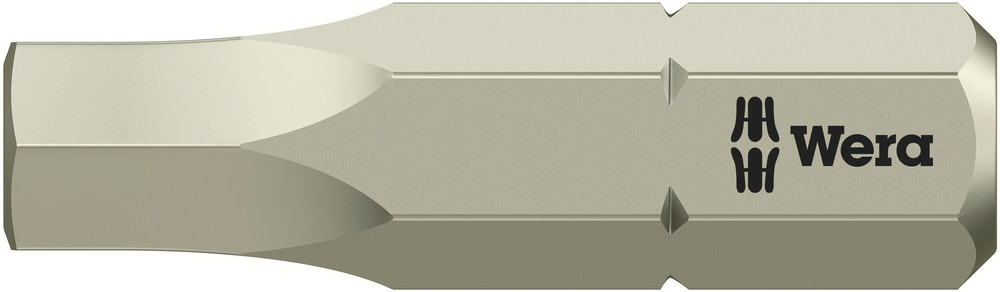 Wera 3840/1 TS Bits Zeskant, RVS, Hex-Plus, 5.5 x 25 mm - 1 stuk(s) - 05071077001