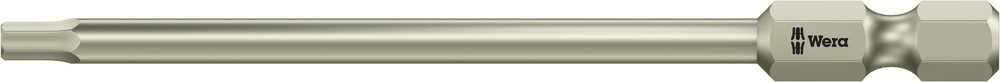 Wera 3840/4 Bits Zeskant, RVS, Hex-Plus, 3.0 x 89 mm - 1 stuk(s) - 05071101001