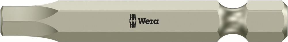 Wera 3840/4 Bits Zeskant, RVS, Hex-Plus, 5.0 x 89 mm - 1 stuk(s) - 05071103001