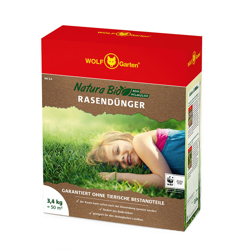 Wolf Garten Natura Bio Gazonmest NR 3,4 KG - 3852510