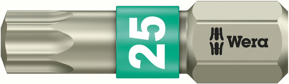 Wera 3867/1 TS TORX® Bits, RVS, TX 25 x 25 mm - 1 stuk(s) - 05071035001