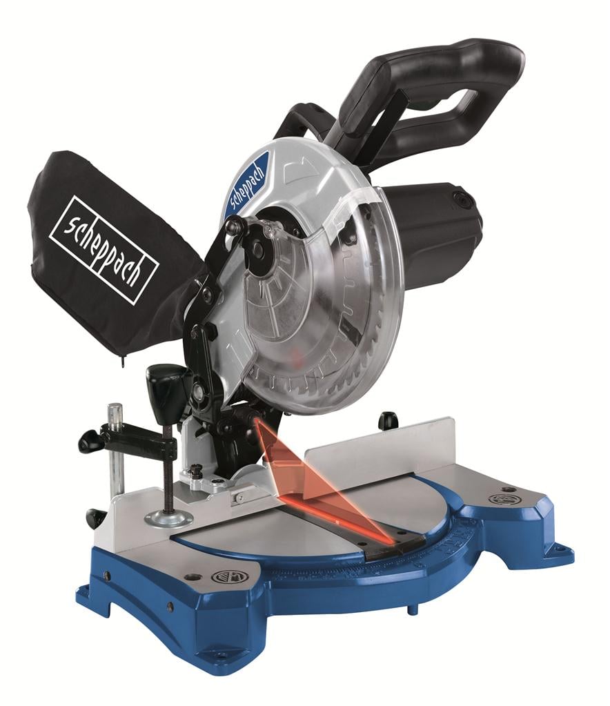 Scheppach HM80L Afkortzaagmachine - 1500 watt 230v 3901105915