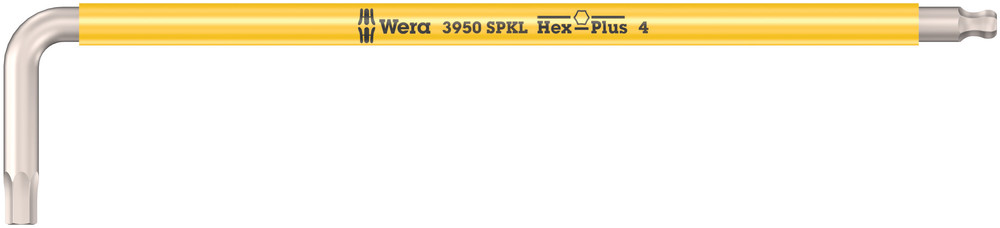 Wera 3950 SPKL Multicolour Stiftsleutel metrisch, RVS, 4,0 x 137 mm - 1 stuk(s) - 05022664001