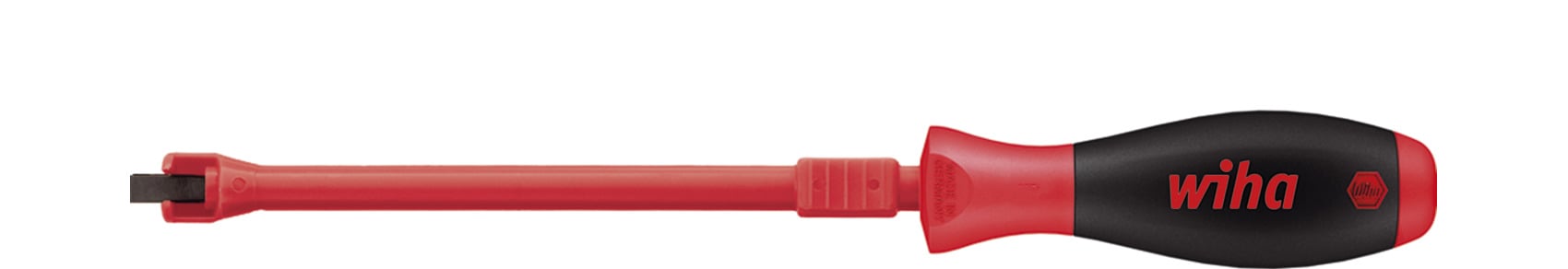 Wiha 398030100 Schroevendraaier SoftFinish sleufkop met klemfunctie 3.0 mm x 100 mm - 32868