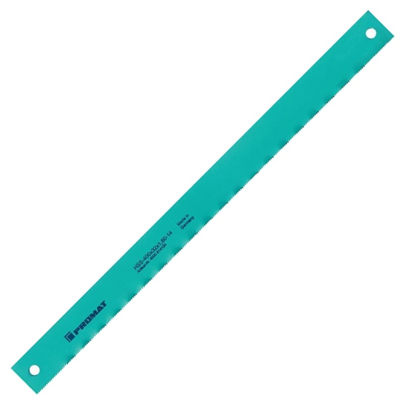 Promat Machinezaagblad | L300xB25xS1,5mm | HSS gat-d. 8,5 mm | tanden per inch 14 - 4000814122 - 4000814122