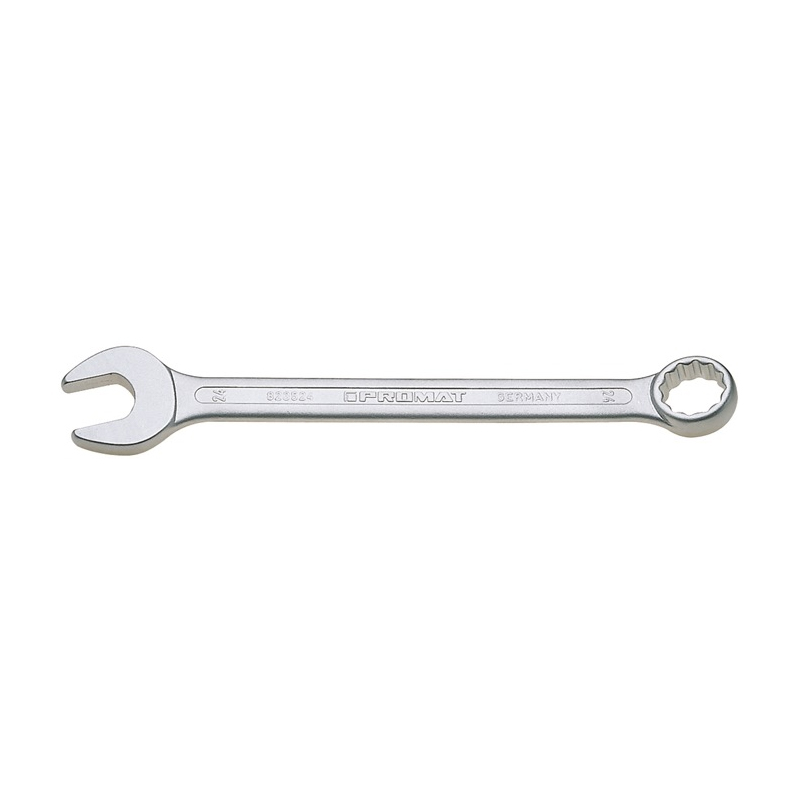 Promat Ring-steeksleutel | SW 24 mm lengte 338 mm | vorm A extra lang | chroom-vanadiumstaal - 4000823012 - 4000823012