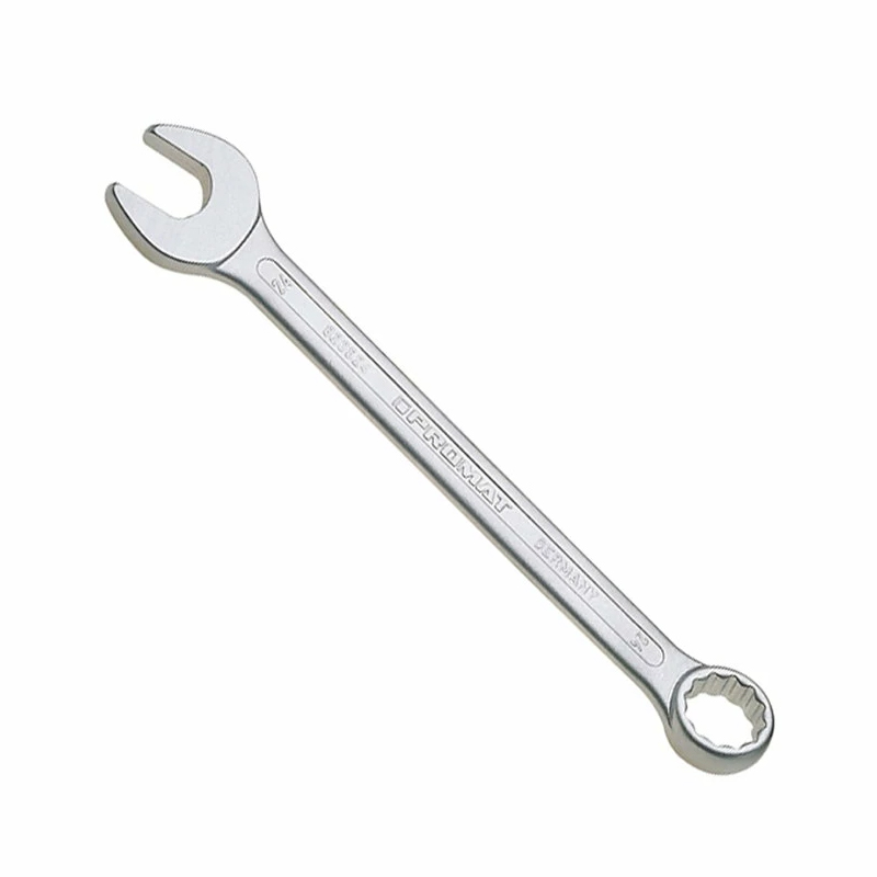 Promat Ring-steeksleutel | SW 27 mm lengte 386 mm | vorm A extra lang | chroom-vanadiumstaal - 4000823013 4000823013