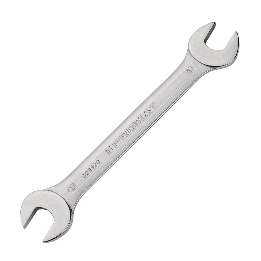 Promat Dubbele steeksleutel | 24 x 27 mm lengte 265 mm | verchroomd - 4000823134 - 4000823134