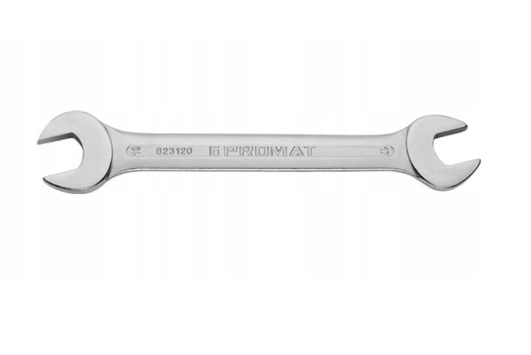 Promat Dubbele steeksleutel | 41 x 46 mm lengte 405 mm | verchroomd - 4000823142 - 4000823142