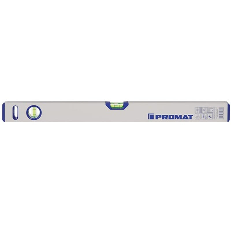 Promat Waterpas | 180 cm | aluminium zilver | ± 0,5mm/m - 4000857138 - 4000857138