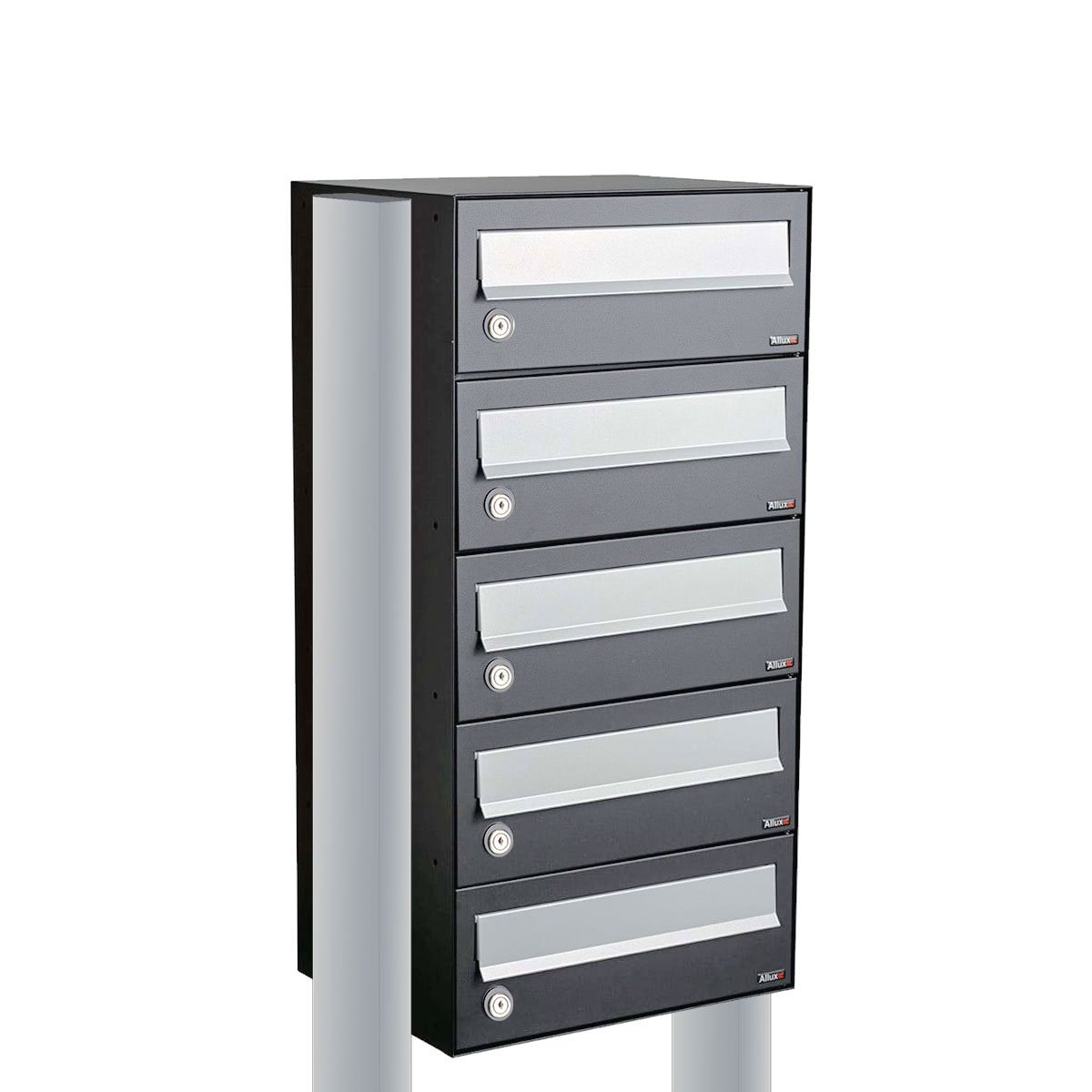 Allux Hive Set 1-Breed, 5-Hoog Op Statief Antraciet - 40030065_1x5s