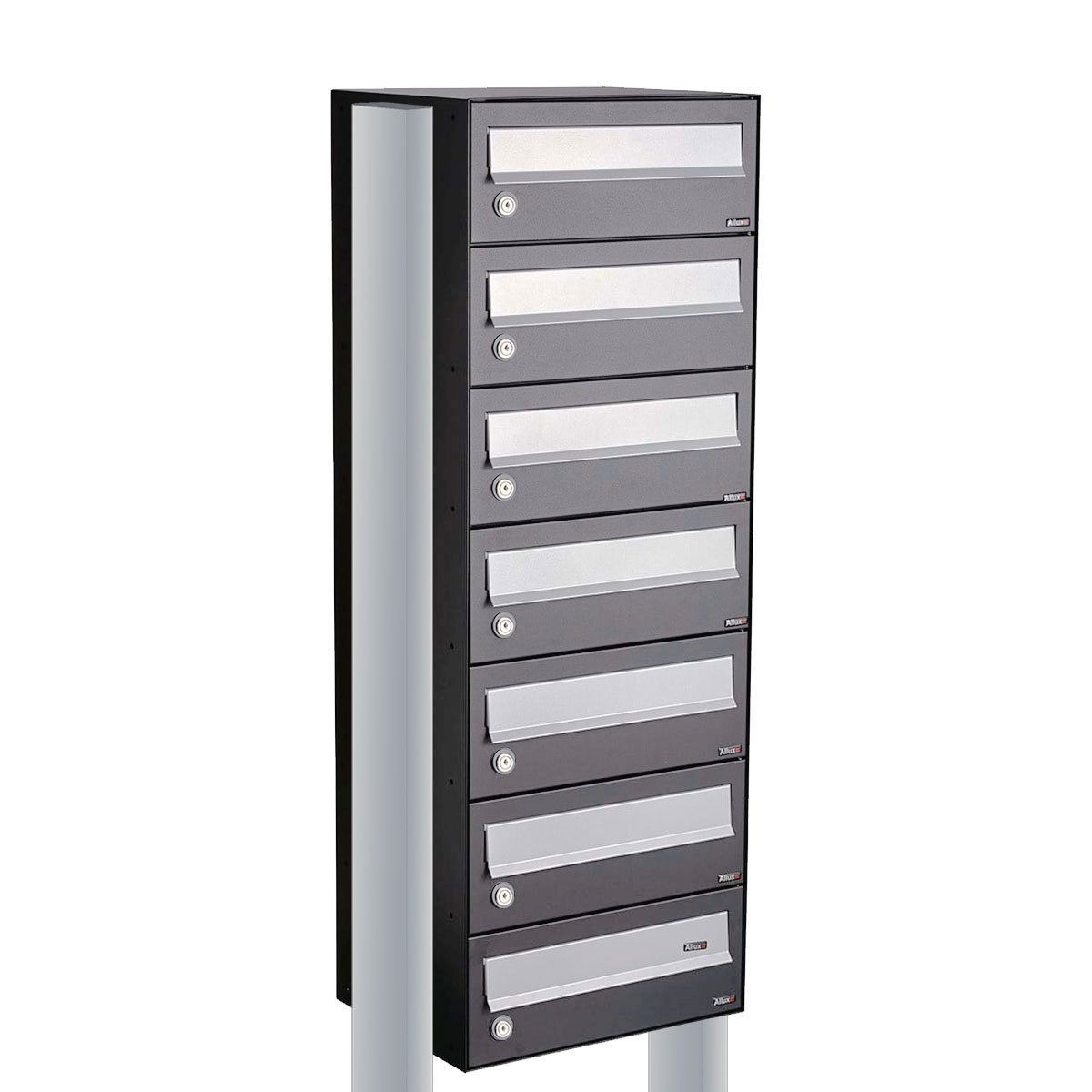 Allux Hive Set 1-Breed, 7-Hoog Op Statief Antraciet - 40030065_1x7s