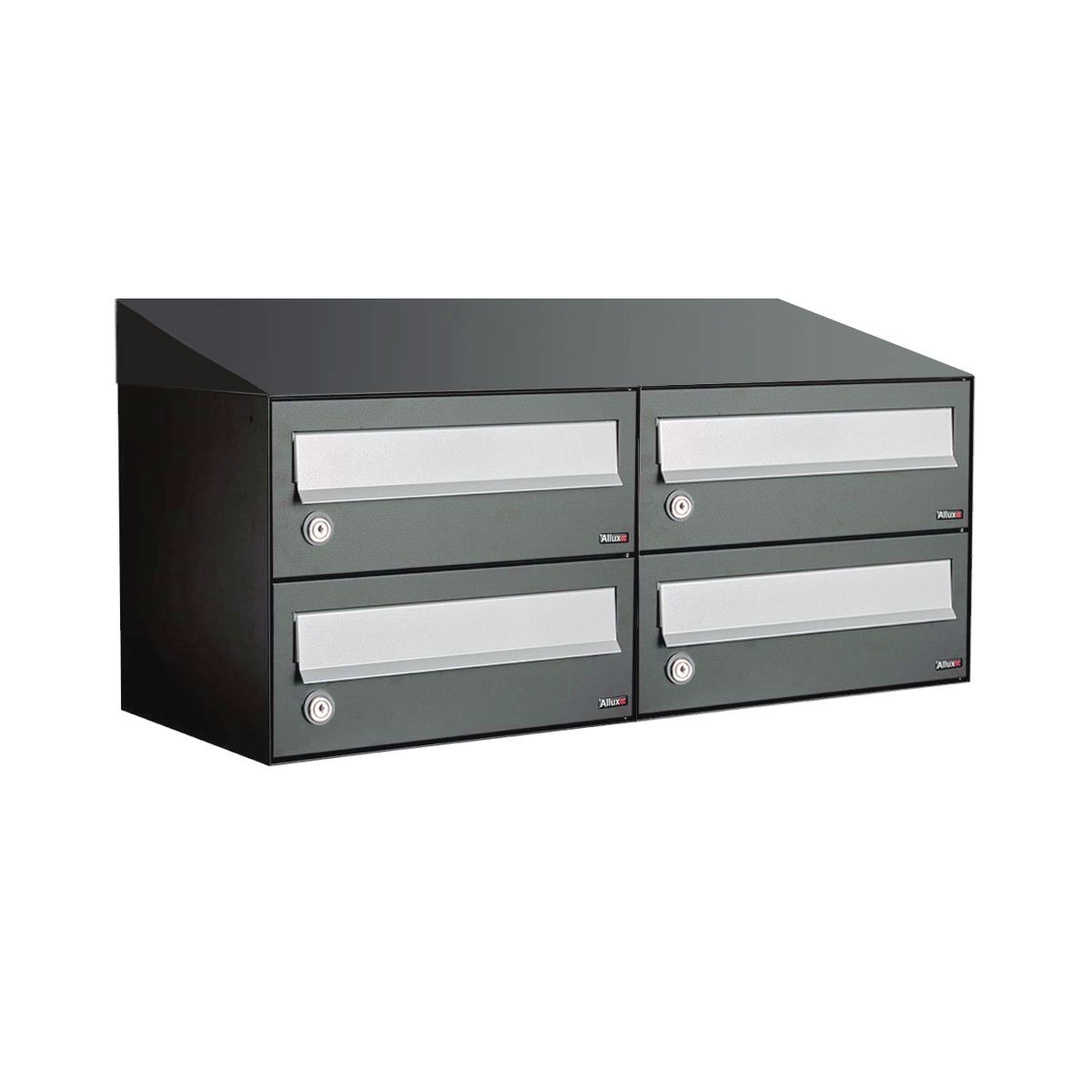 Allux Hive Set 2-Breed, 2-Hoog Met Dak Antraciet - 40030065_2x2d
