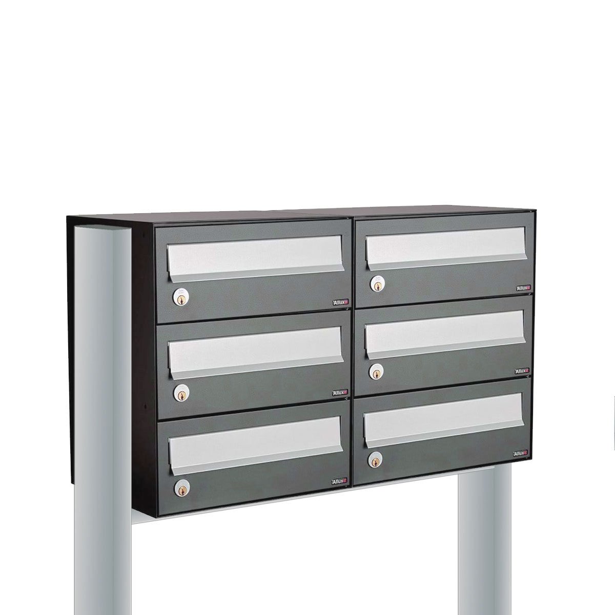 Allux Hive Set 2-Breed, 3-Hoog Op Statief Antraciet - 40030065_2x3s