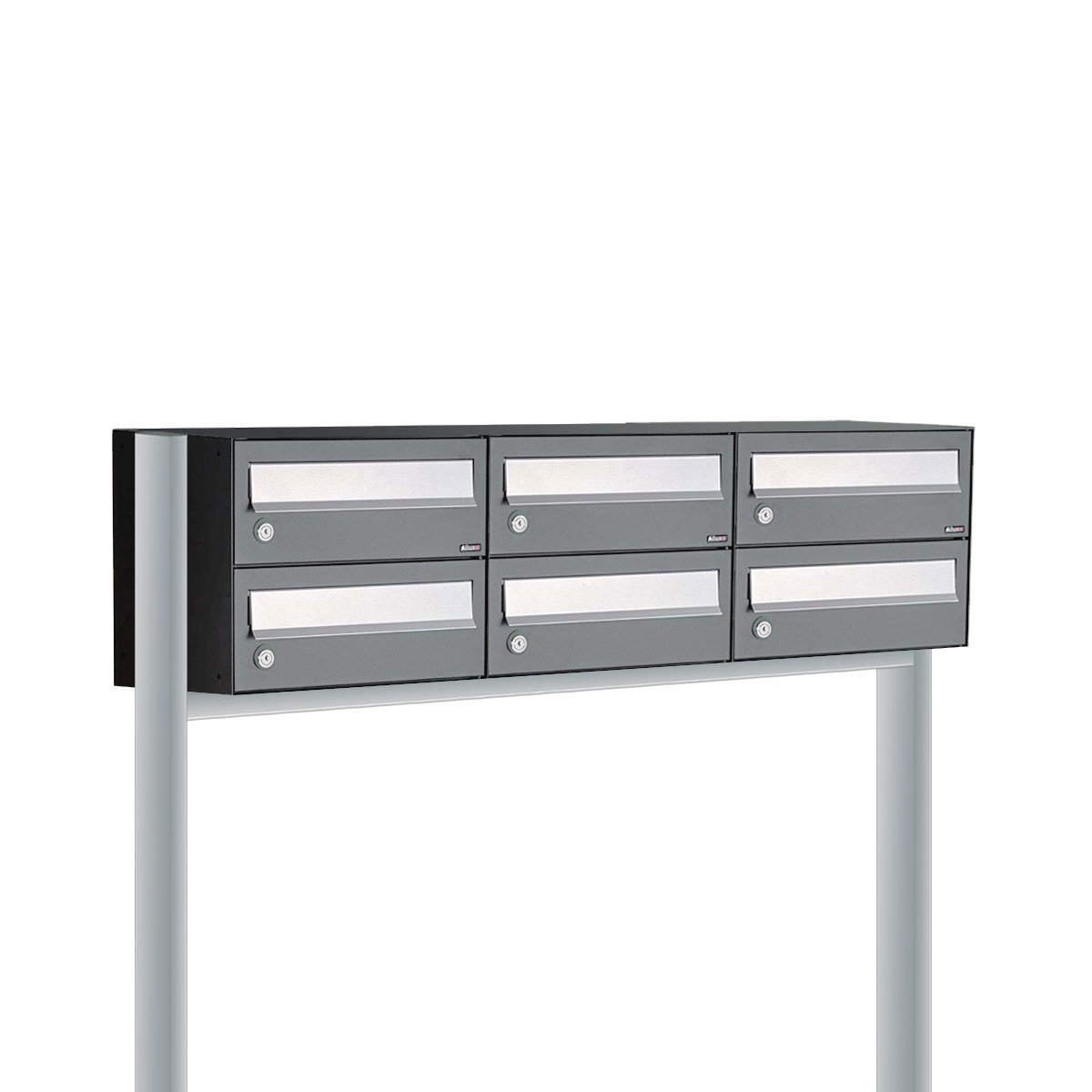Allux Hive Set 3-Breed, 2-Hoog Op Statief Antraciet - 40030065_3x2s