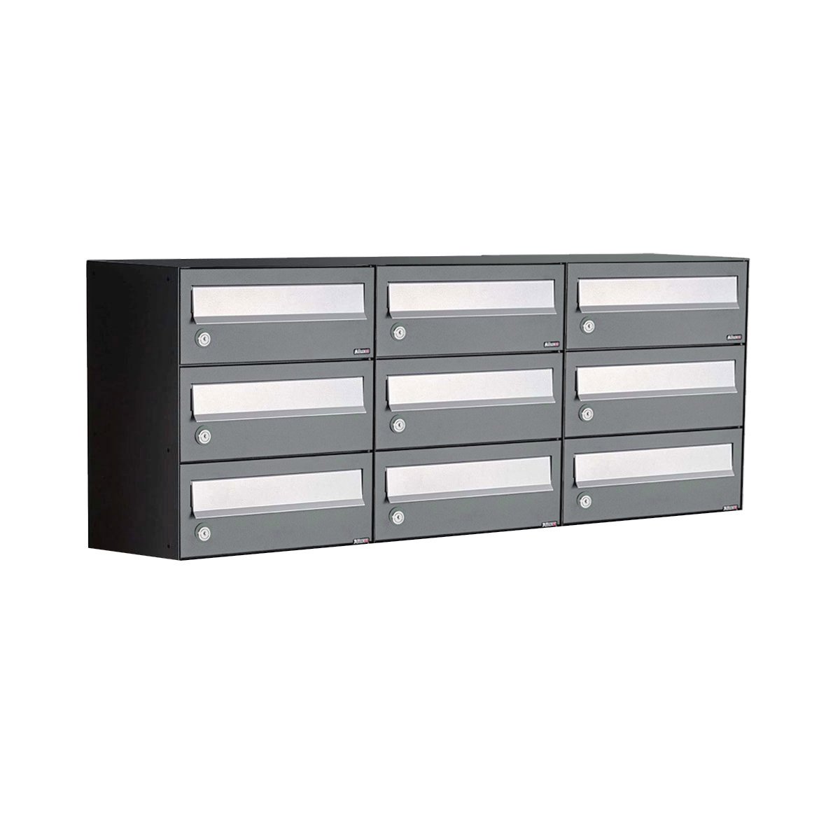 Allux Hive Set 3-Breed, 3-Hoog Antraciet - 40030065_3x3