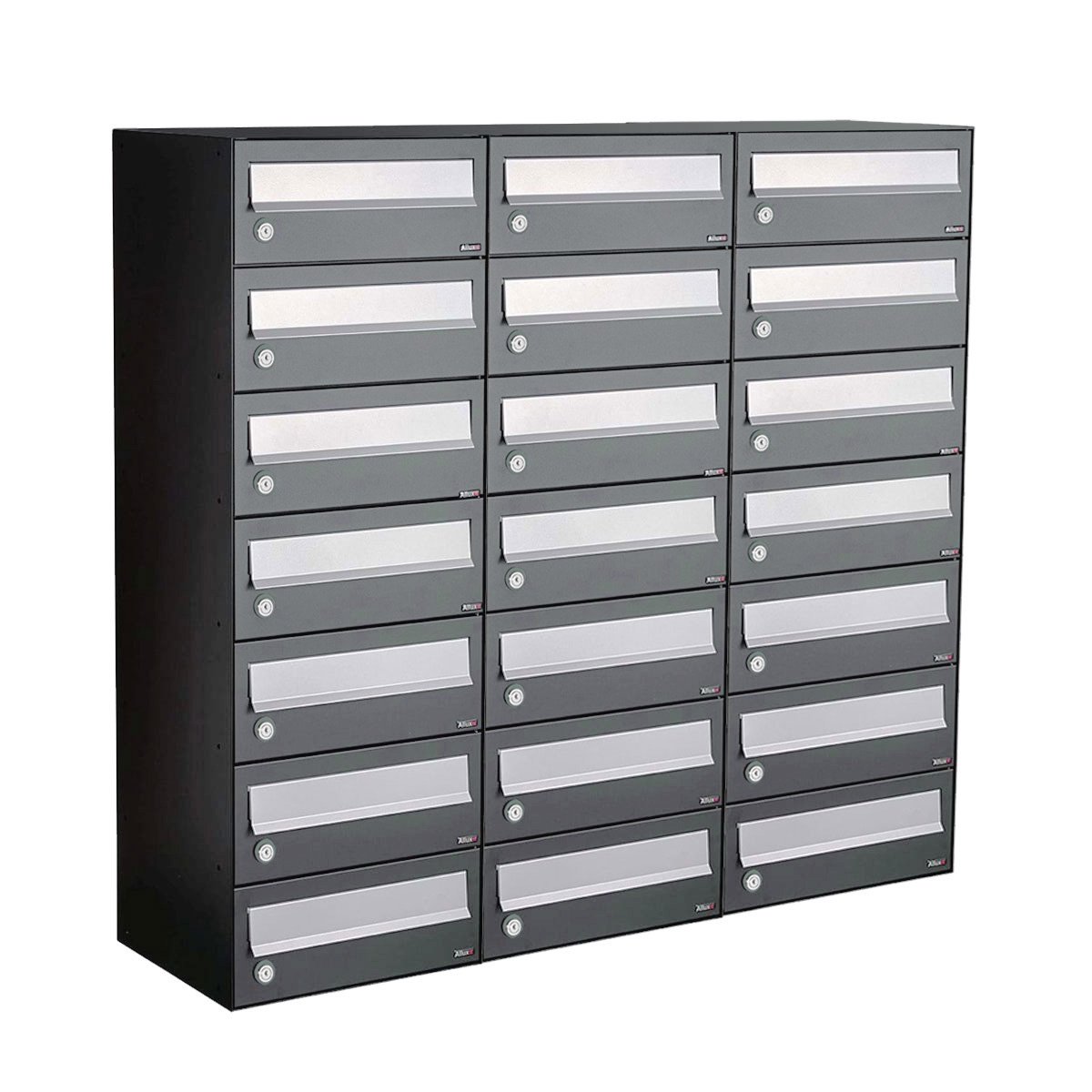 Allux Hive Set 3-Breed, 7-Hoog Antraciet - 40030065_3x7