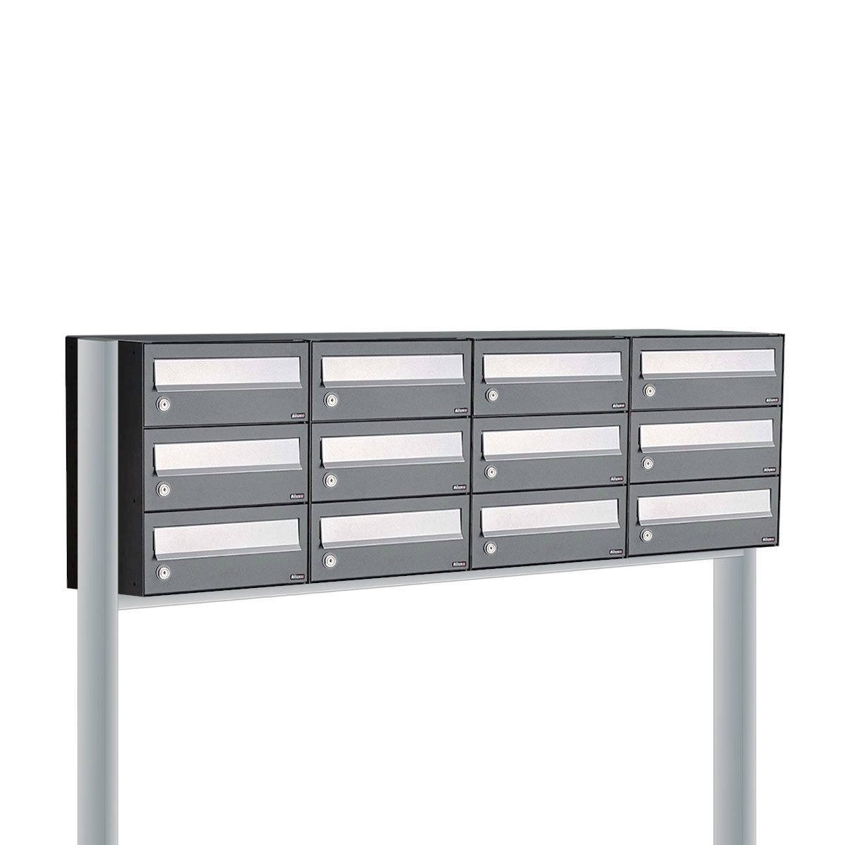 Allux Hive Set 4-Breed, 3-Hoog Op Statief Antraciet - 40030065_4x3s