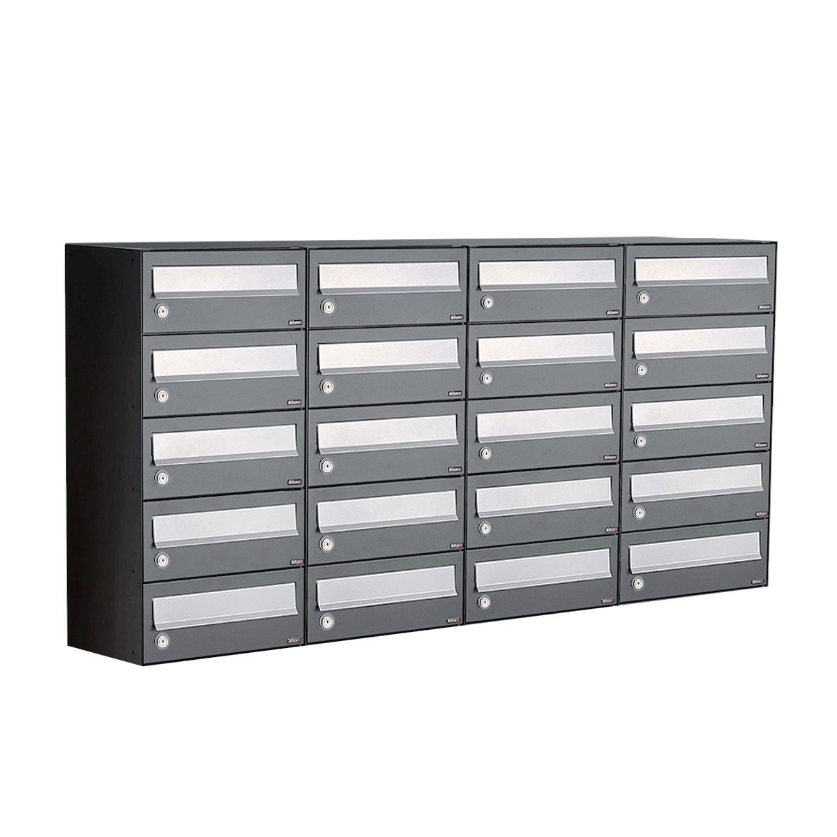 Allux Hive Set 4-Breed, 5-Hoog Antraciet - 40030065_4x5