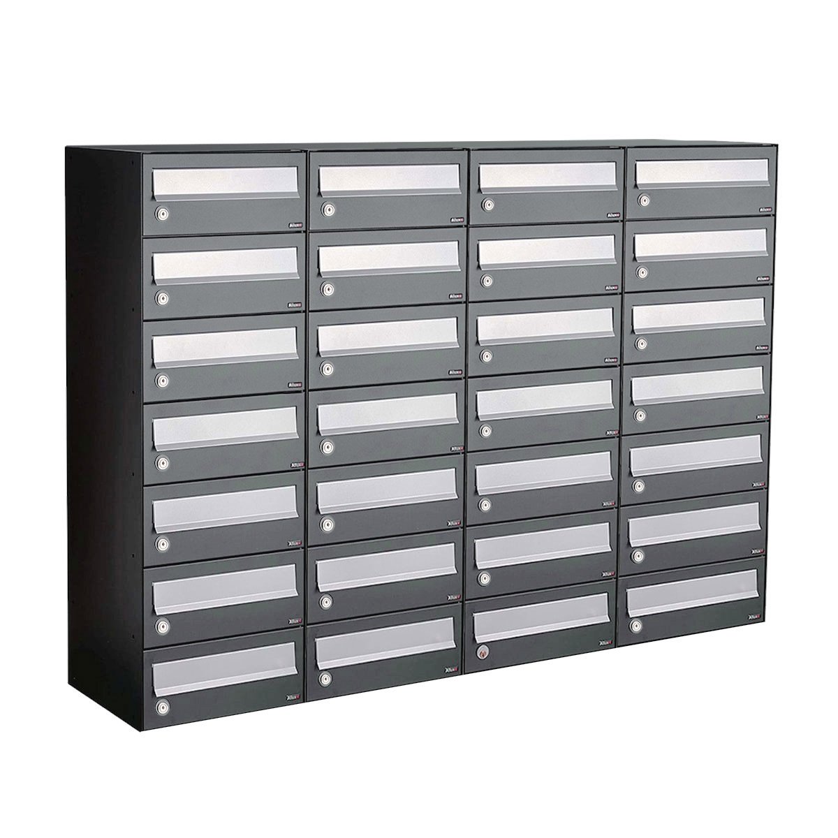 Allux Hive Set 4-Breed, 7-Hoog Antraciet - 40030065_4x7