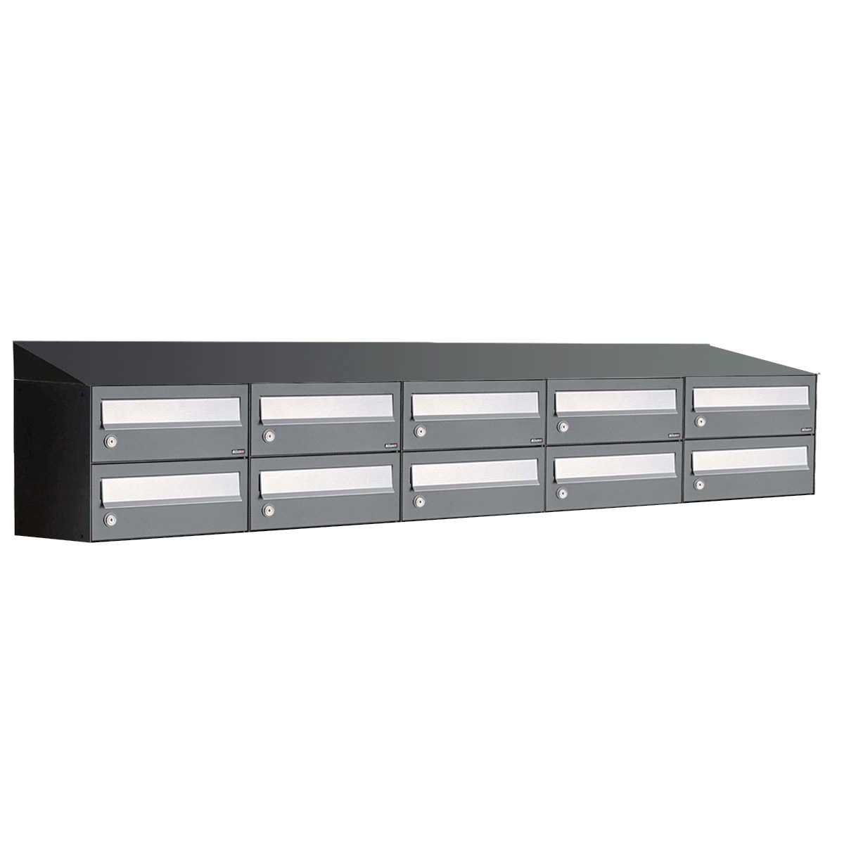 Allux Hive Set 5-Breed, 2-Hoog Met Dak Antraciet - 40030065_5x2d