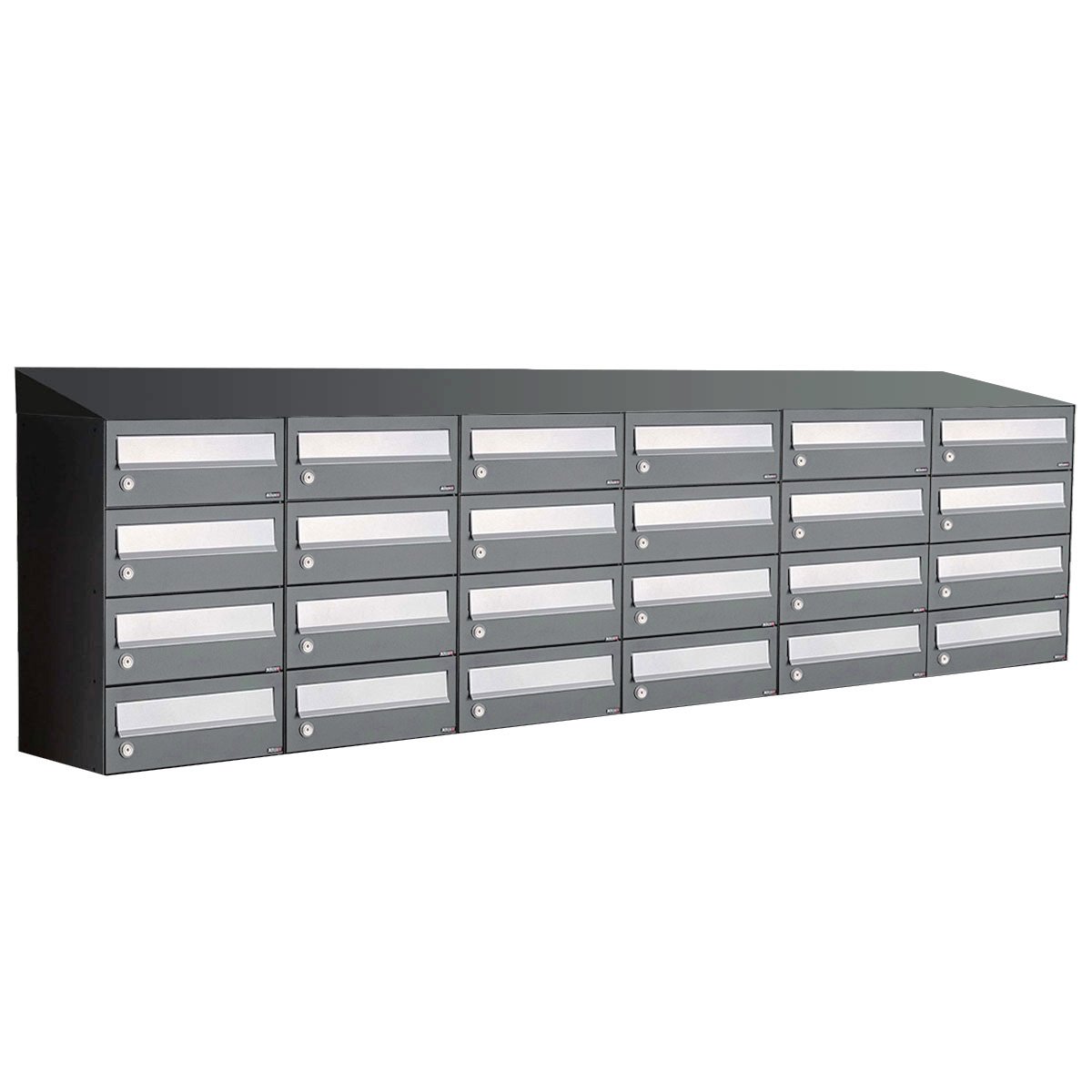 Allux Hive Set 6-Breed, 4-Hoog Met Dak Antraciet - 40030065_6x4d