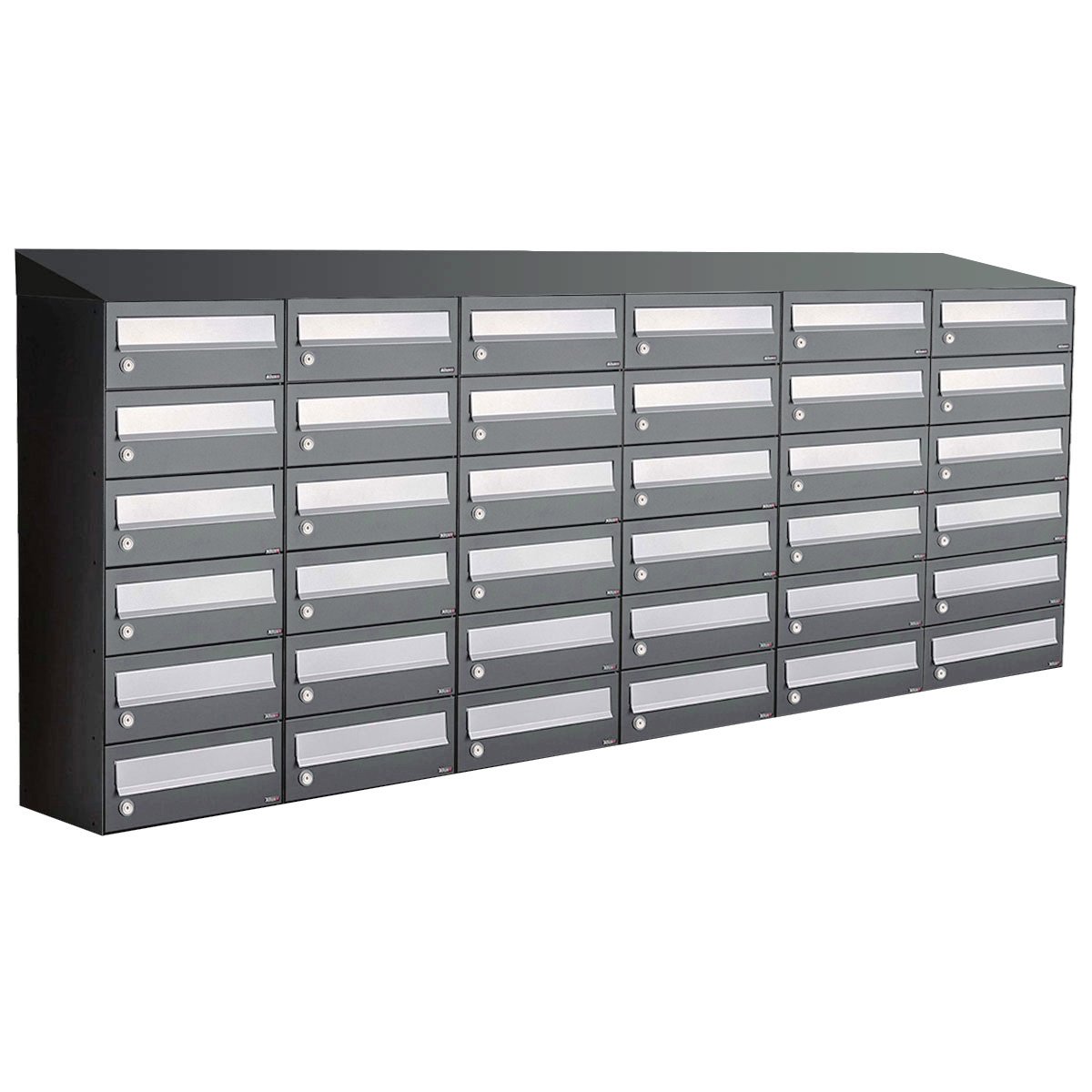 Allux Hive Set 6-Breed, 6-Hoog Met Dak Antraciet - 40030065_6x6d