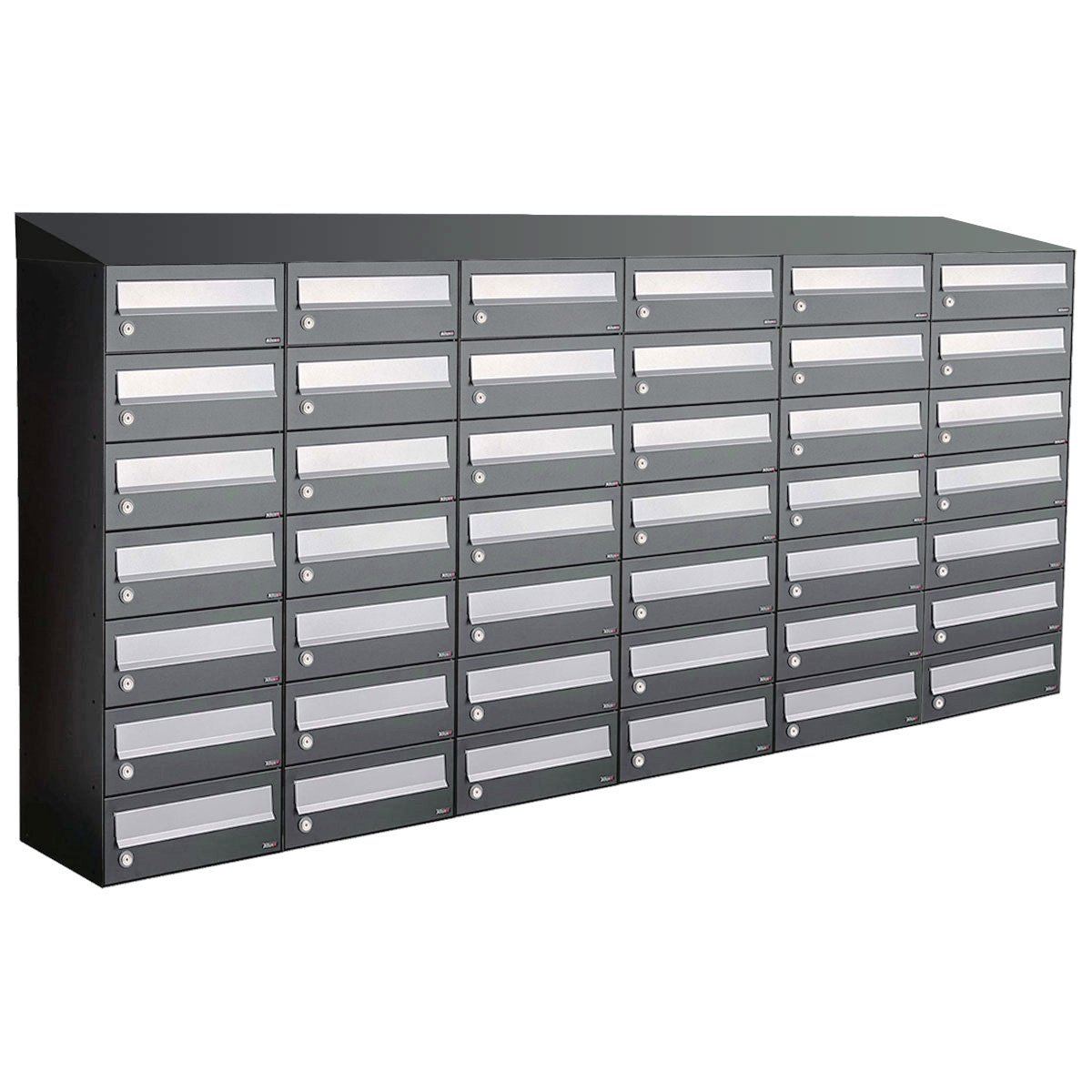 Allux Hive Set 6-Breed, 7-Hoog Met Dak Antraciet - 40030065_6x7d