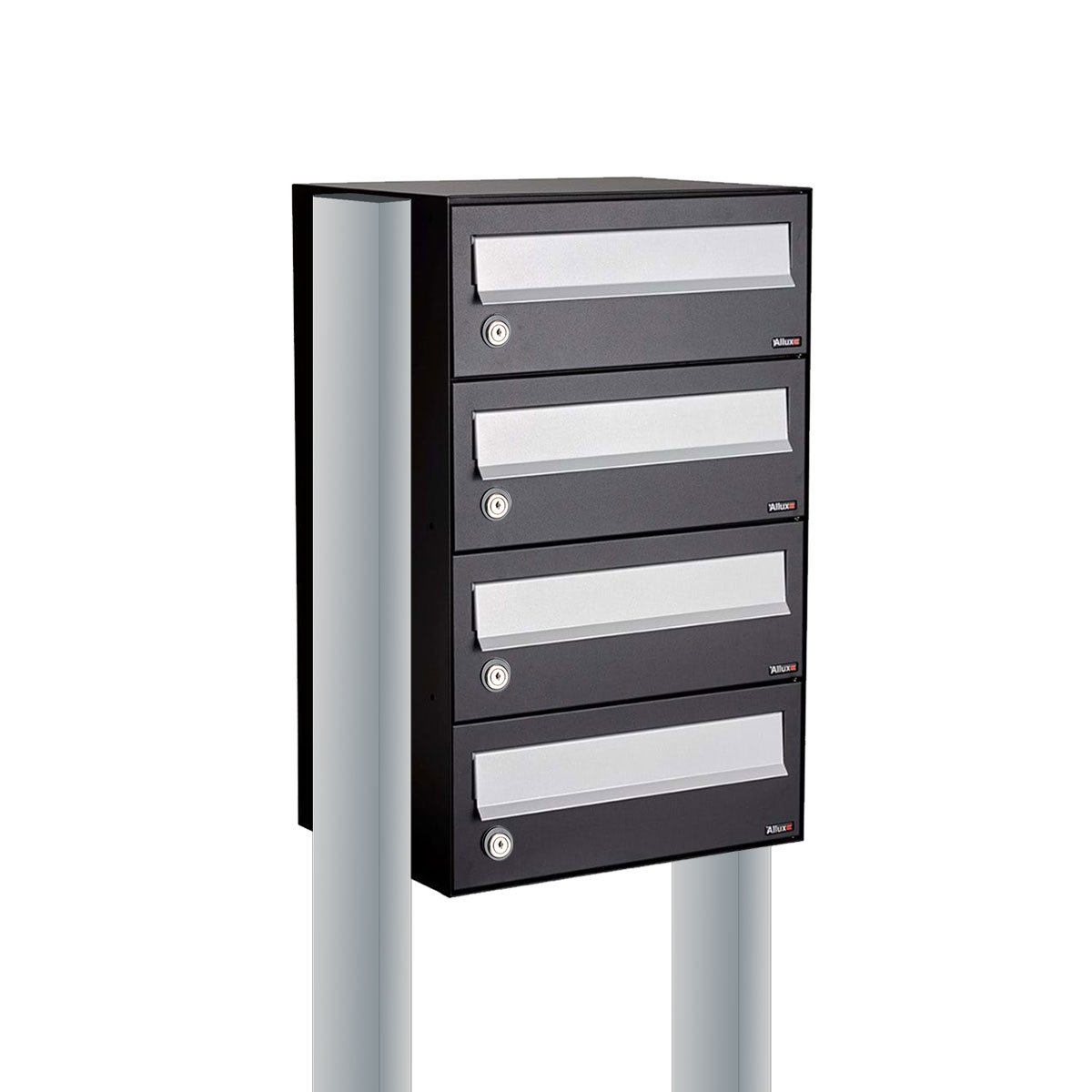 Allux Hive Set 1-Breed, 4-Hoog Op Statief Zwart - 40030070_1x4s