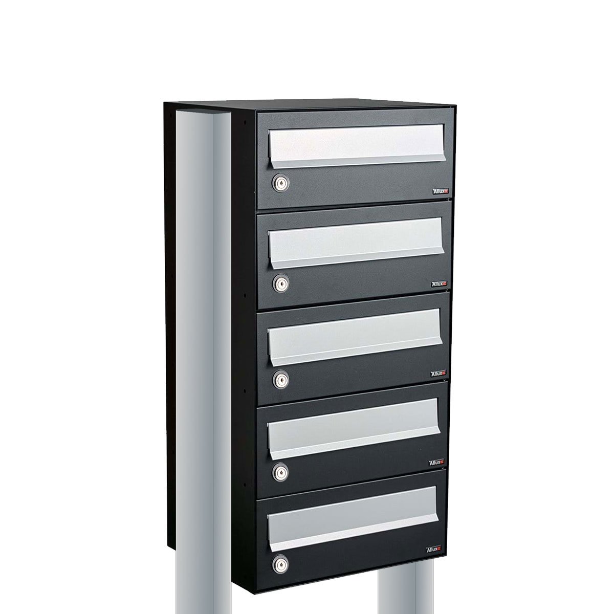Allux Hive Set 1-Breed, 5-Hoog Op Statief Zwart - 40030070_1x5s