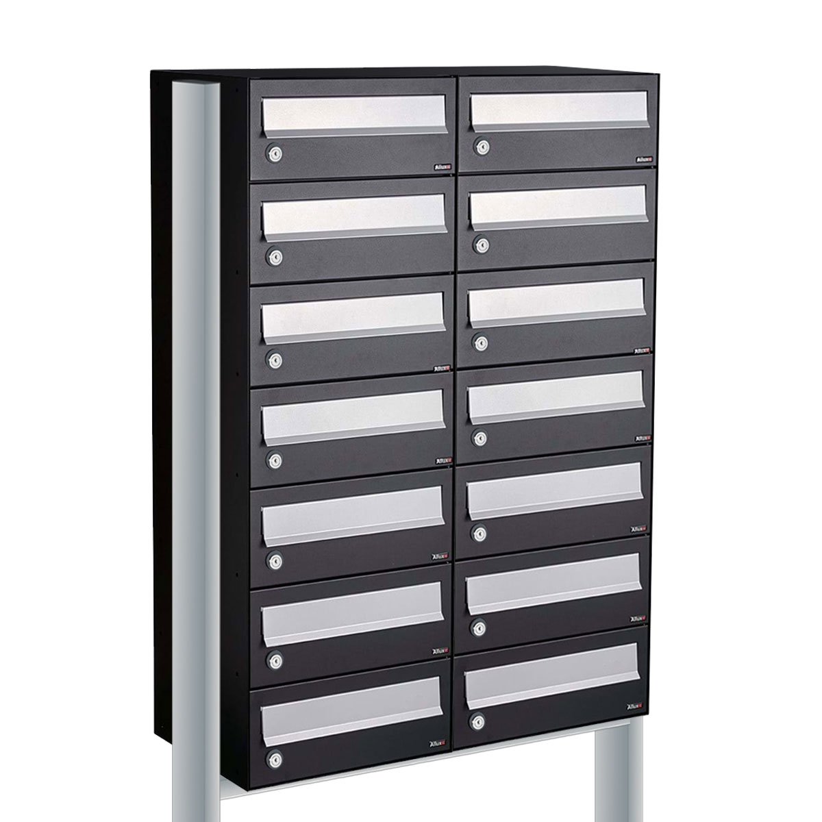 Allux Hive Set 2-Breed, 7-Hoog Op Statief Zwart - 40030070_2x7s