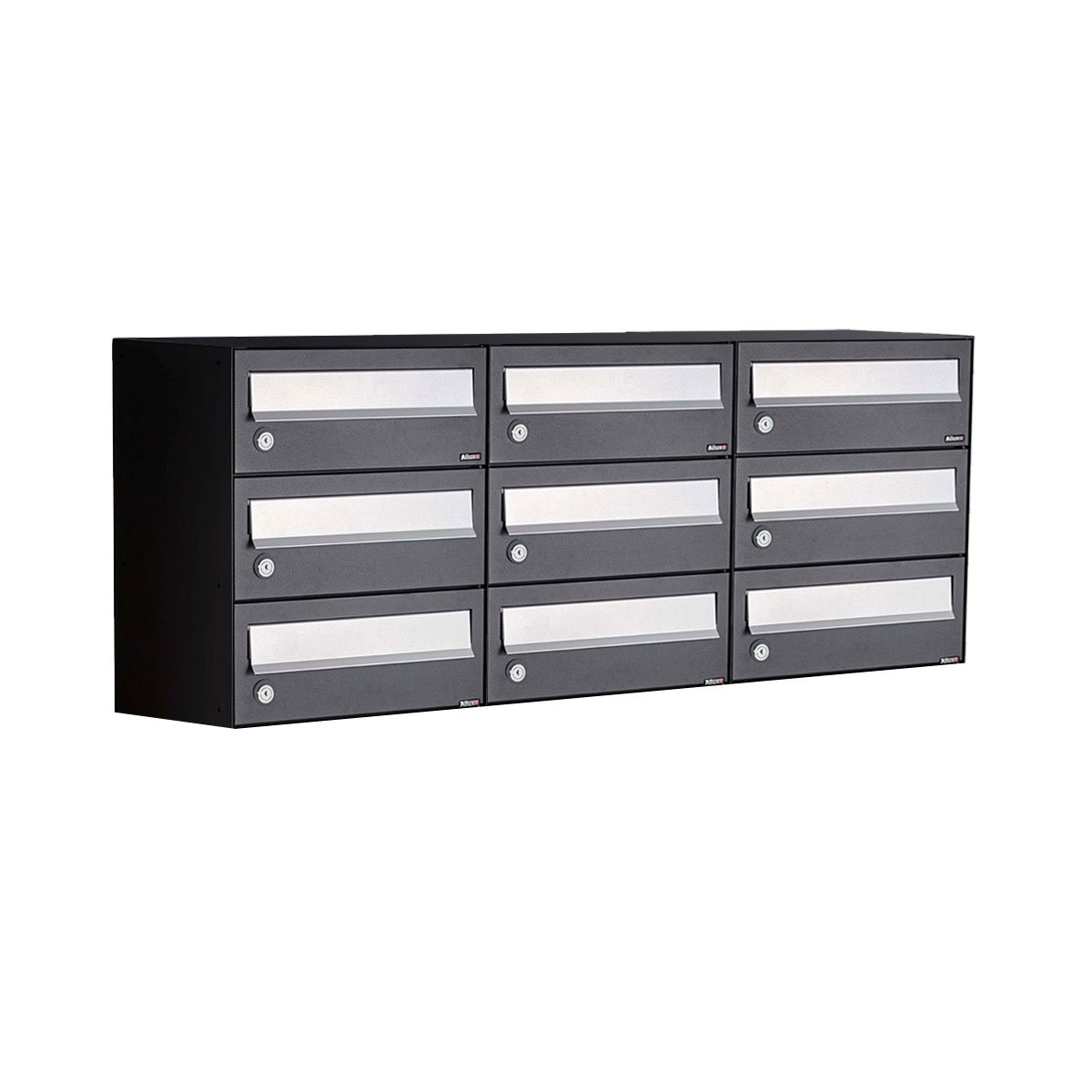 Allux Hive Set 3-Breed, 3-Hoog Zwart - 40030070_3x3