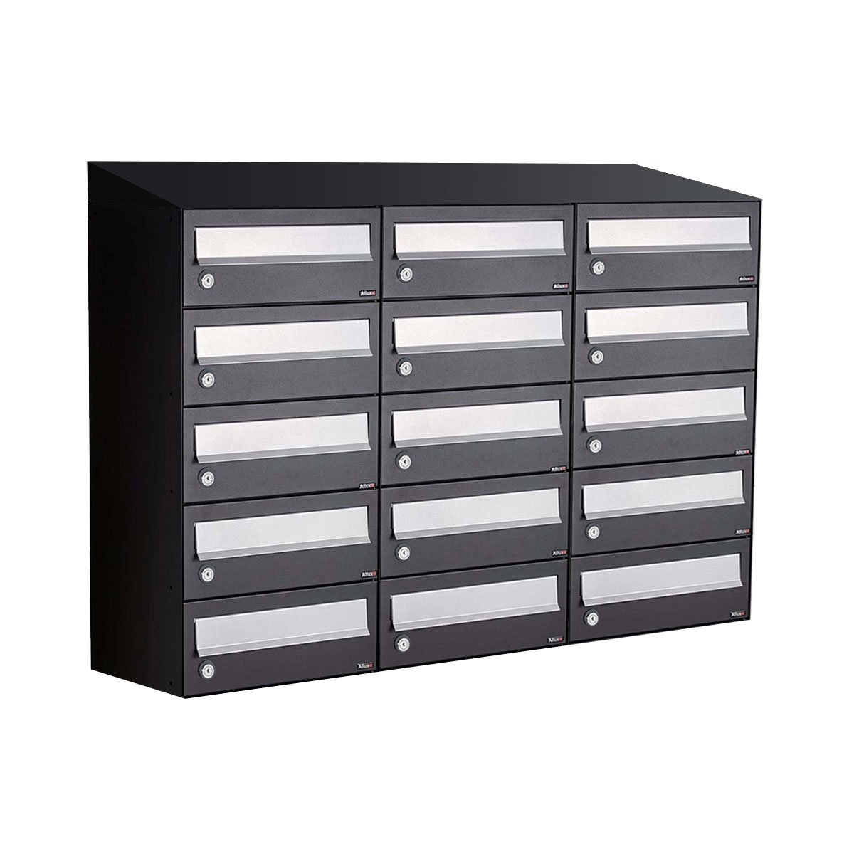 Allux Hive Set 3-Breed, 5-Hoog Met Dak Zwart - 40030070_3x5d