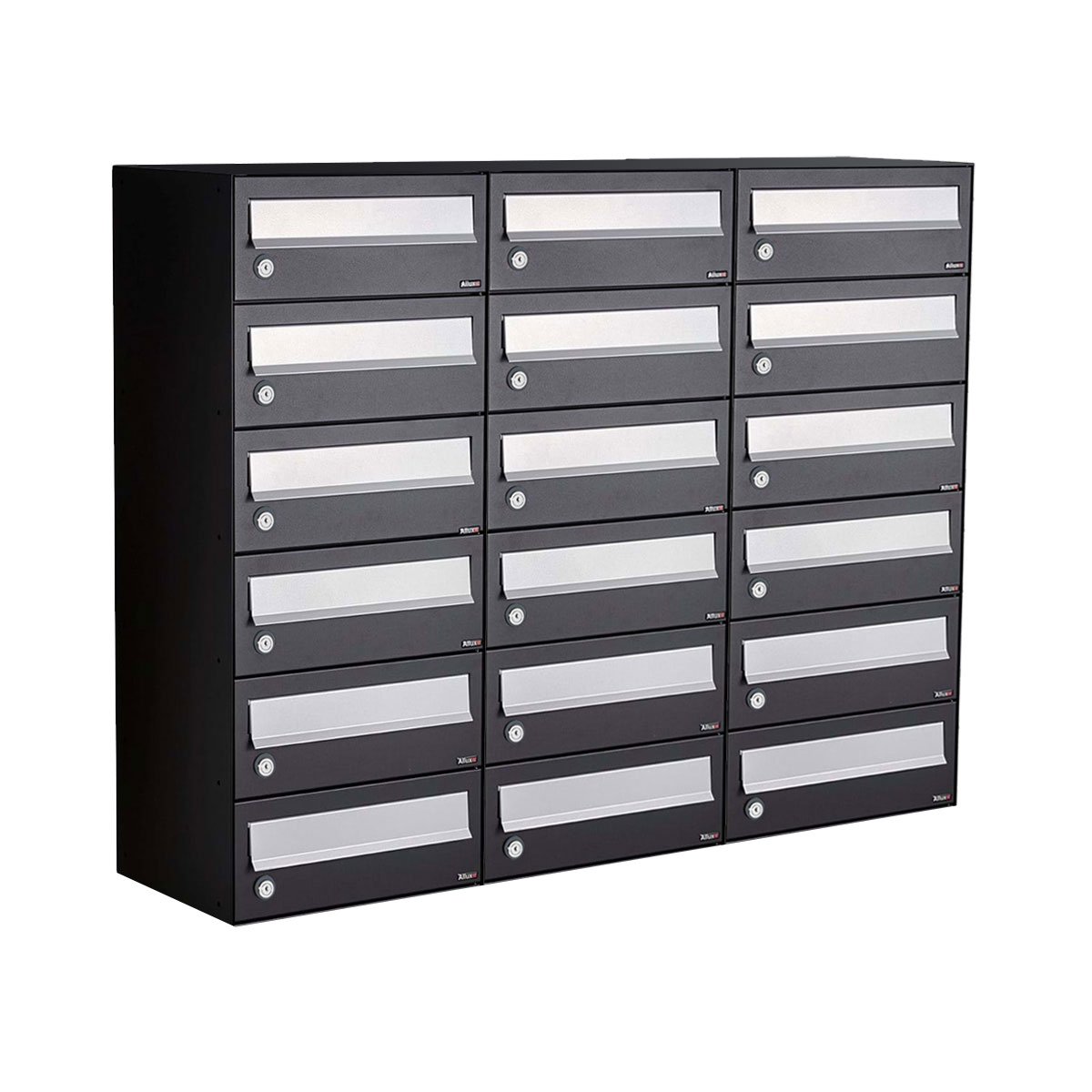 Allux Hive Set 3-Breed, 6-Hoog Zwart - 40030070_3x6