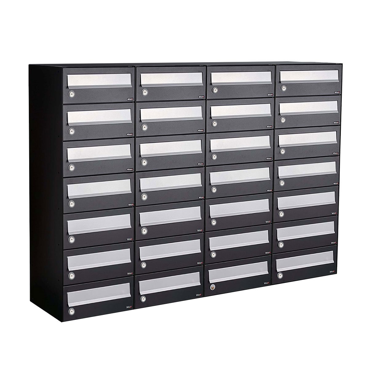 Allux Hive Set 4-Breed, 7-Hoog Zwart - 40030070_4x7