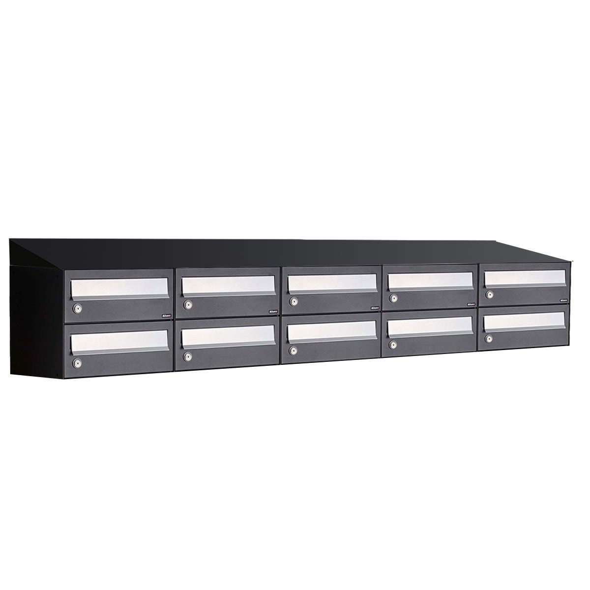 Allux Hive Set 5-Breed, 2-Hoog Met Dak Zwart - 40030070_5x2d