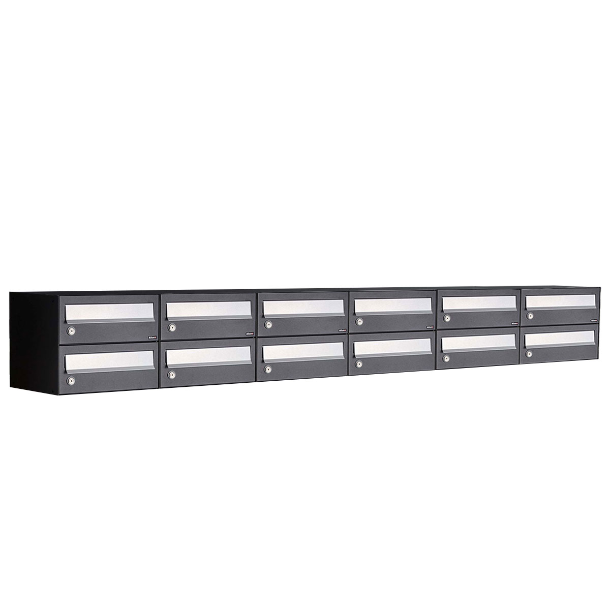 Allux Hive Set 6-Breed, 2-Hoog Zwart - 40030070_6x2