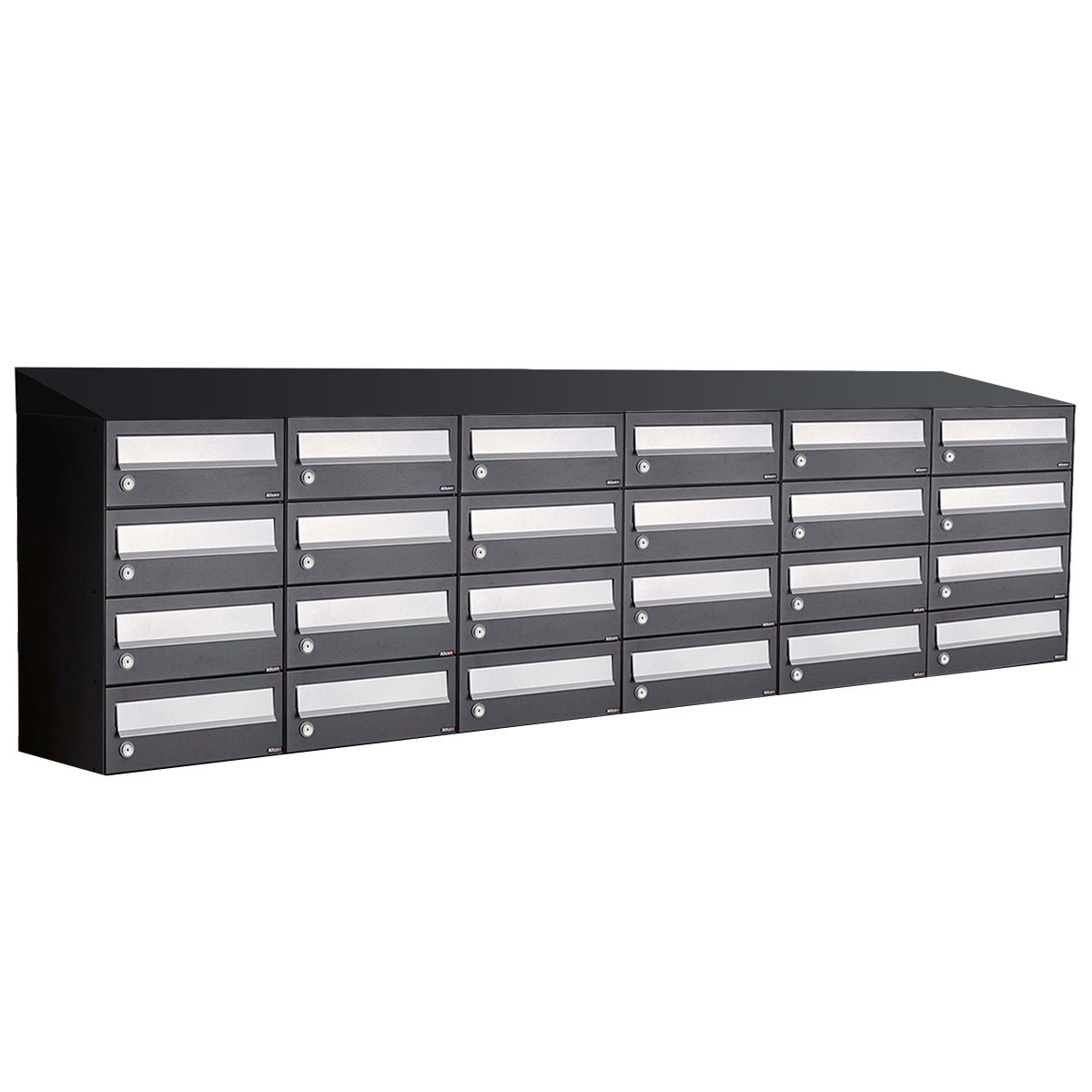 Allux Hive Set 6-Breed, 4-Hoog Met Dak Zwart - 40030070_6x4d
