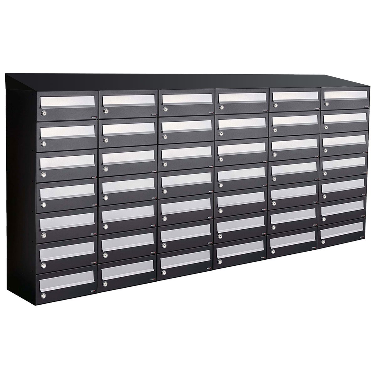 Allux Hive Set 6-Breed, 7-Hoog Met Dak Zwart - 40030070_6x7d