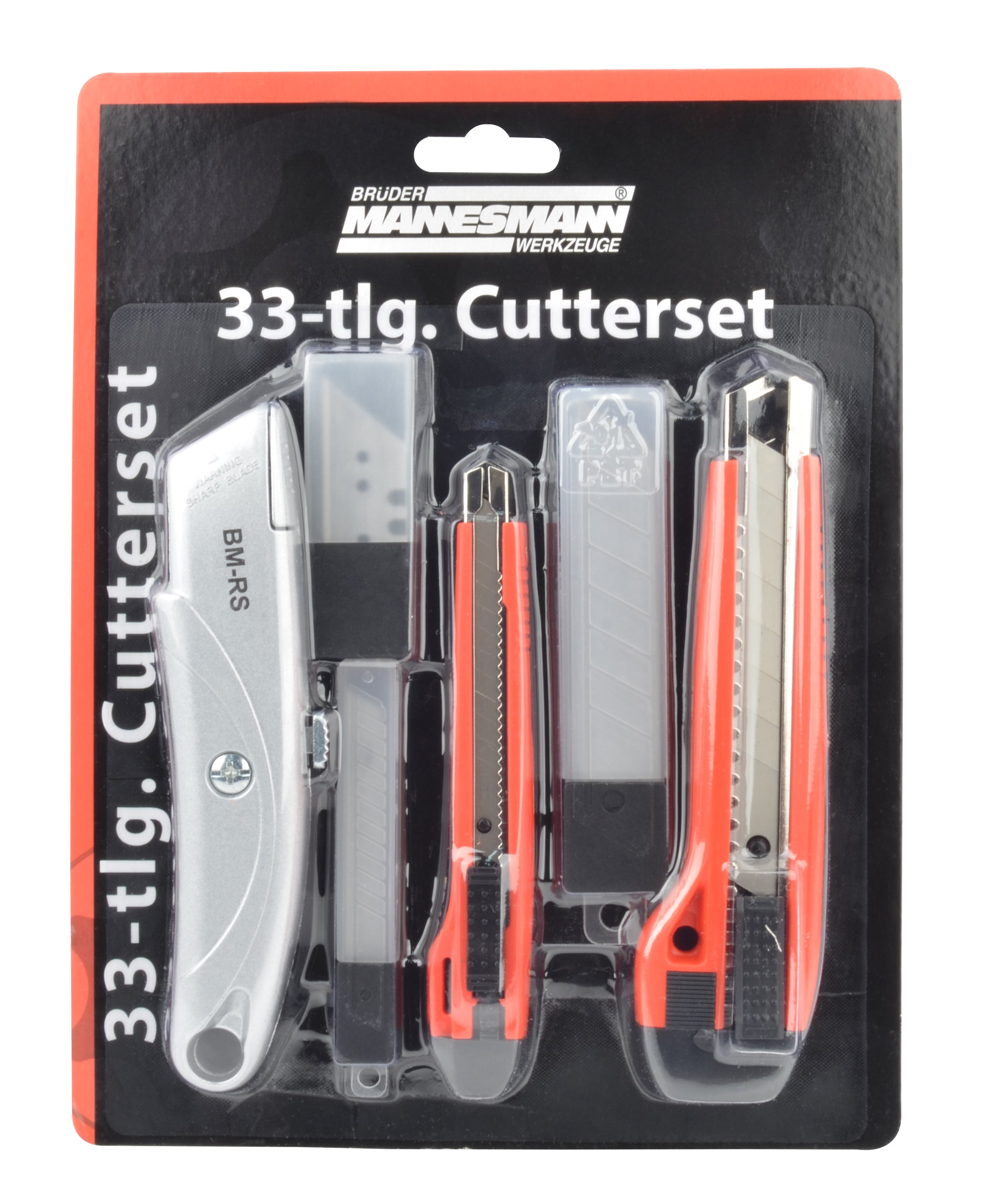 Brüder Mannesmann Afbreekmes-set 33 dlg - 60126