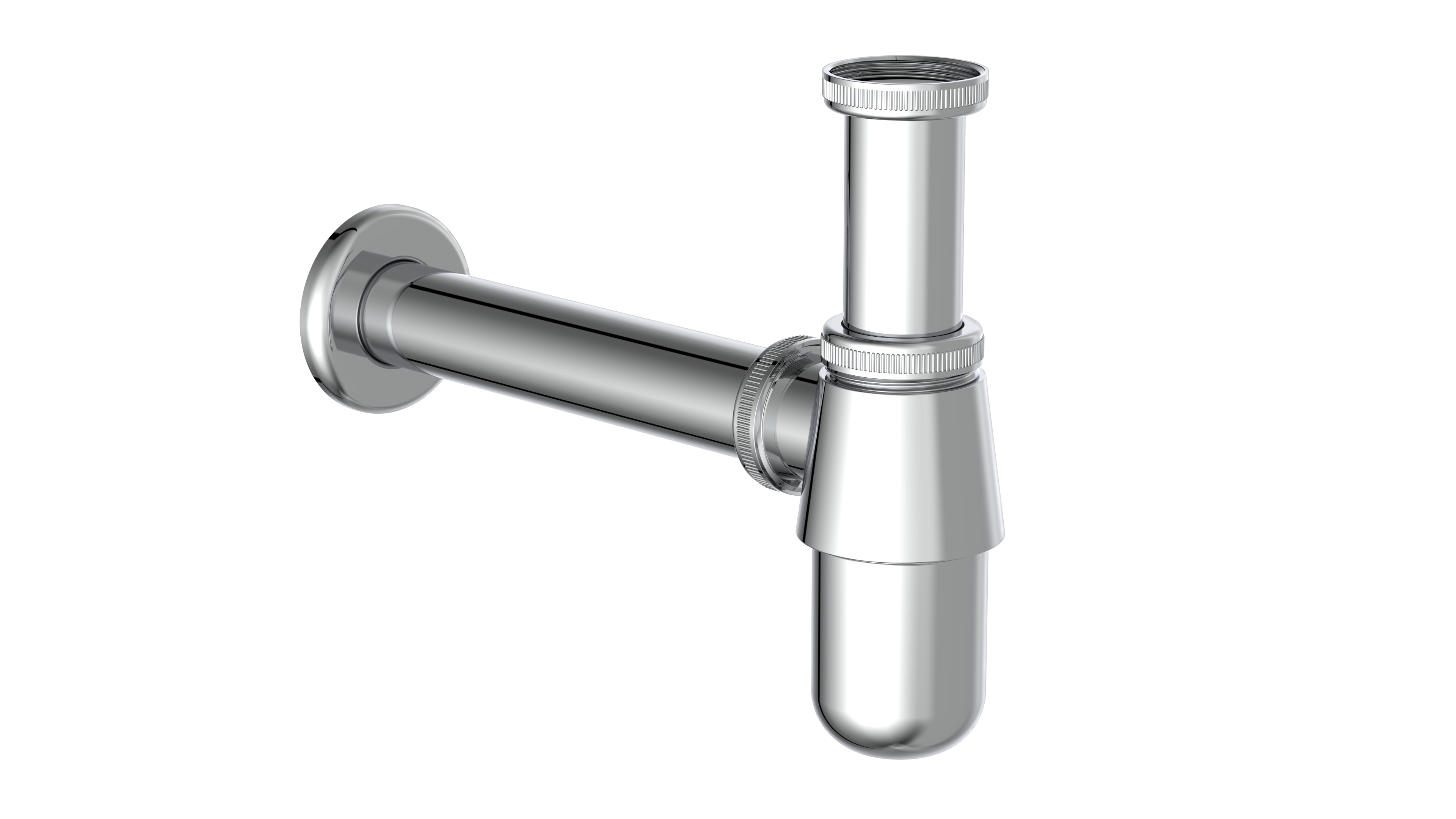 Kirchhoff Beker sifon, chroom, 1 1/4" (5/4") x 32 mm - 98803110