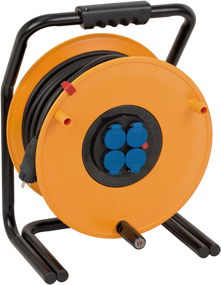 Brennenstuhl Brobusta IP44 kabelhaspel voor nijverheid bouw | 50m | H07RN-F 3G2 5 FR - 1319014