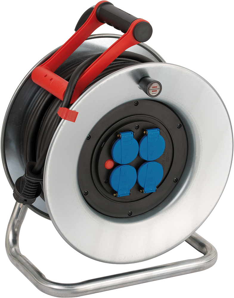 Brennenstuhl Garant S 4 IP44 kabelhaspel | 25m | H05RR-F 3G1 5 FR - 1198524130
