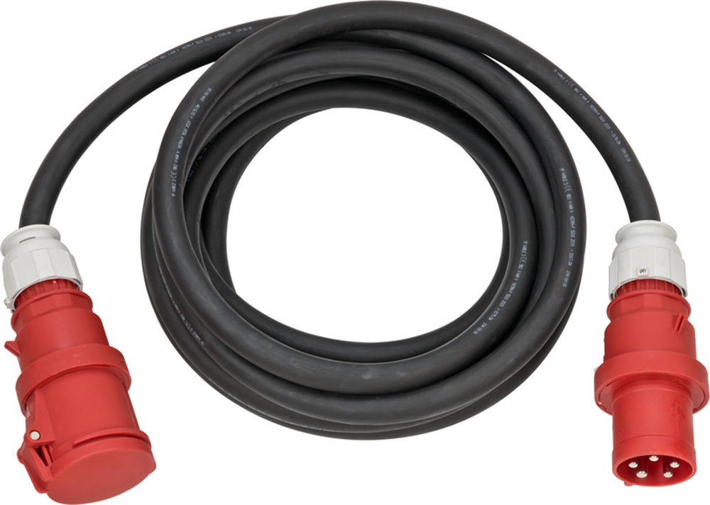 Brennenstuhl CEE verlengsnoer IP44 10m H07RN-F 5G16,0 400V/63A - 1167630100