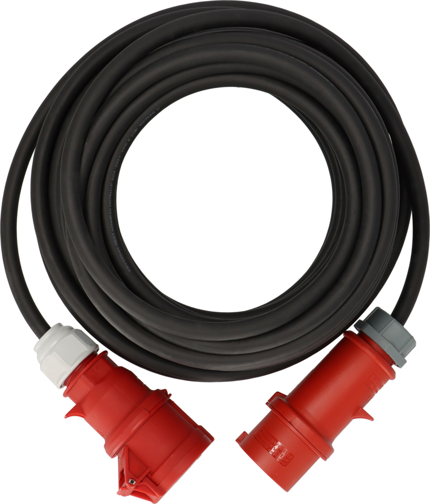 Brennenstuhl CEE-verlengkabel IP44 met faseomvormer 10m zwart H07RN-F 5G4,0 CEE 400V/32A - 1169390100