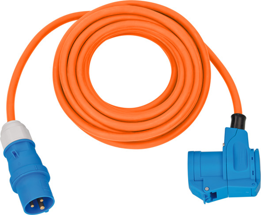 Brennenstuhl CEE verlengsnoer IP44 voor Camping/Maritime 10m oranje H07RN-F 3G2,5 CEE-stekker, haakse koppeling 2 - 1167650510
